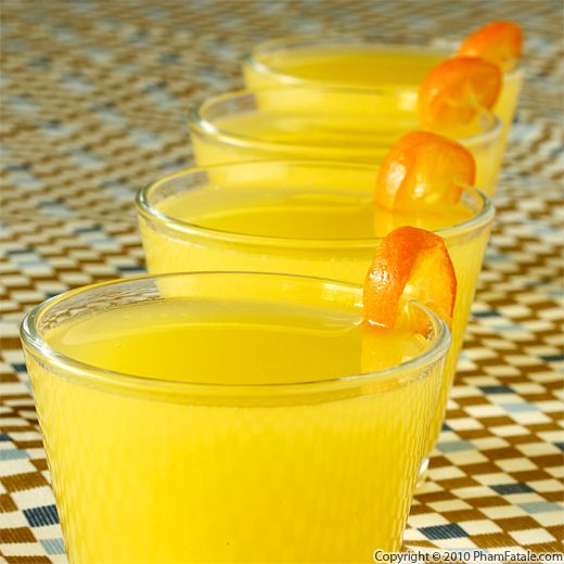 In France Orangina is a very popular sparkling beverage made from tangerine
