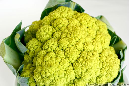 green cauliflower recipe