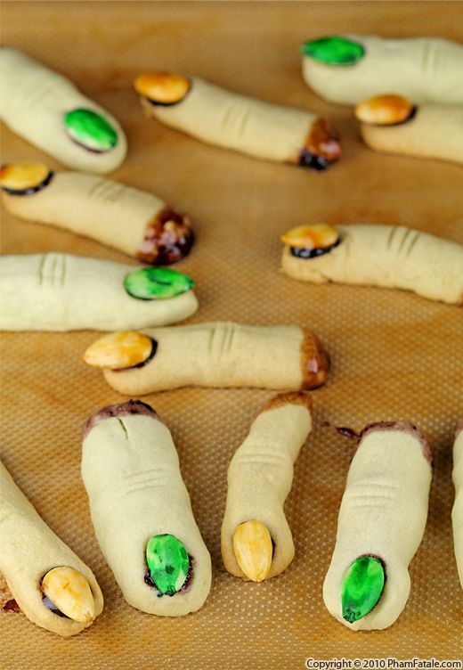 Witch fingers halloween recipe